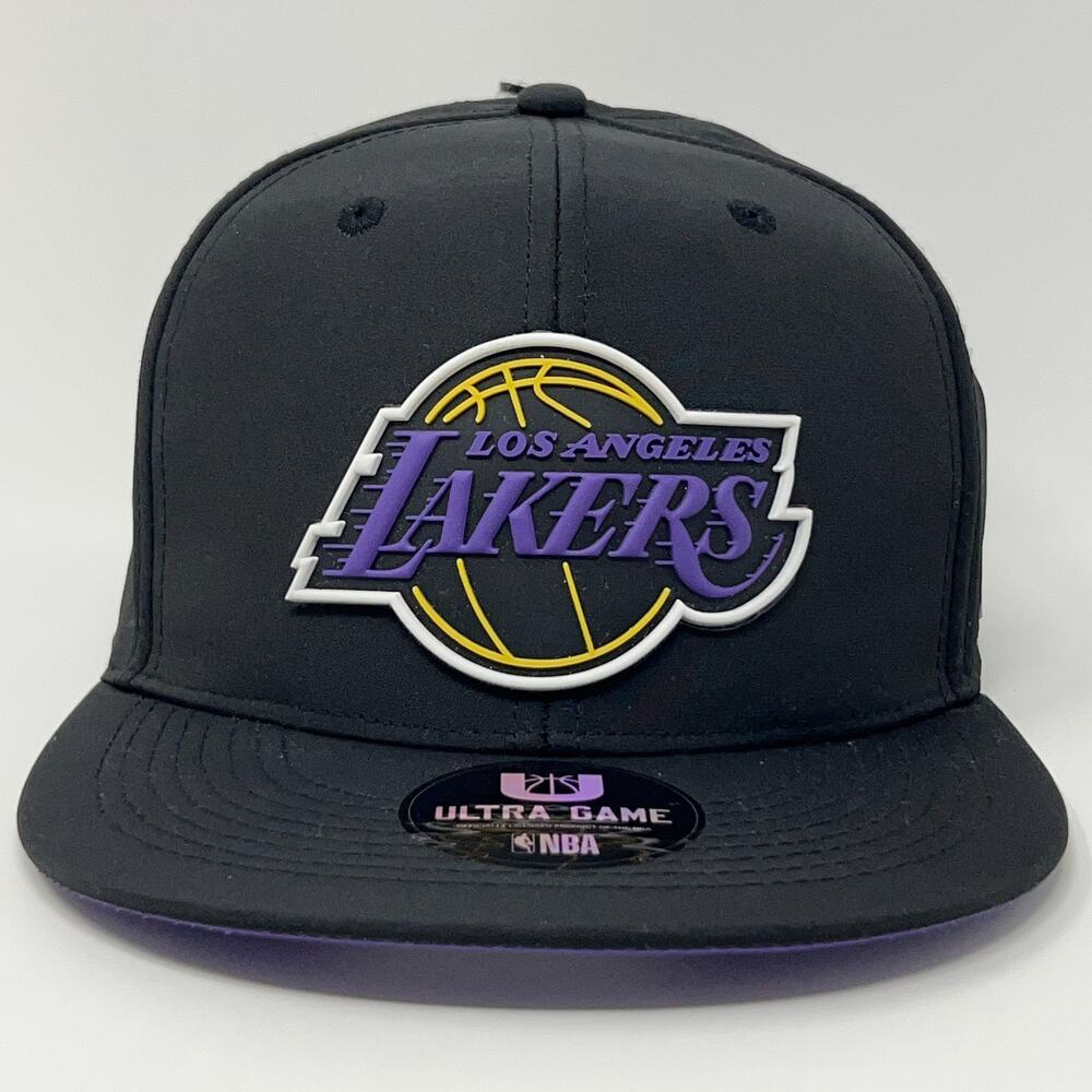 Los Angeles LA Lakers Hat Baseball Cap NBA Basketball Ultra Game Snapback Black